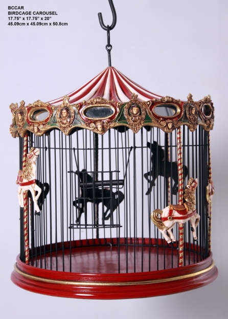 carousel bird cage